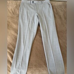 Murano Gray Dress Pants Flat Front Wool Blend
